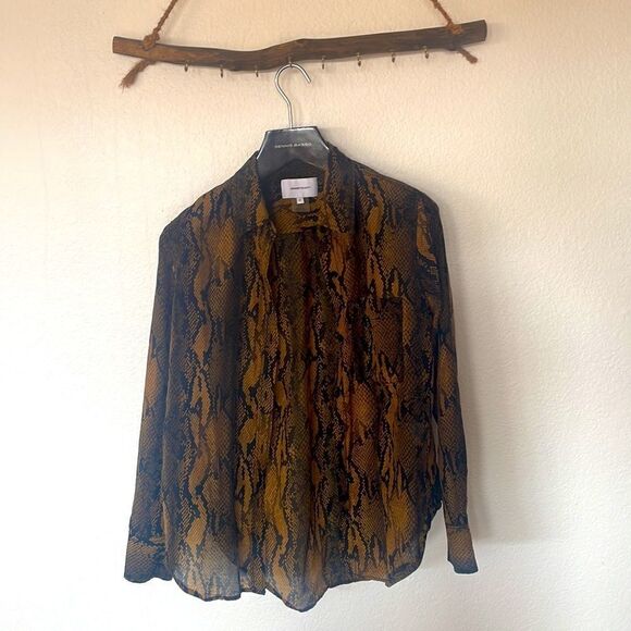 Snake print button up - Picture 3 of 3